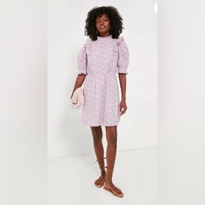 NWT Hyacinth House via Tuckernuck Purple Floral Periwinkle Mini Dress, S